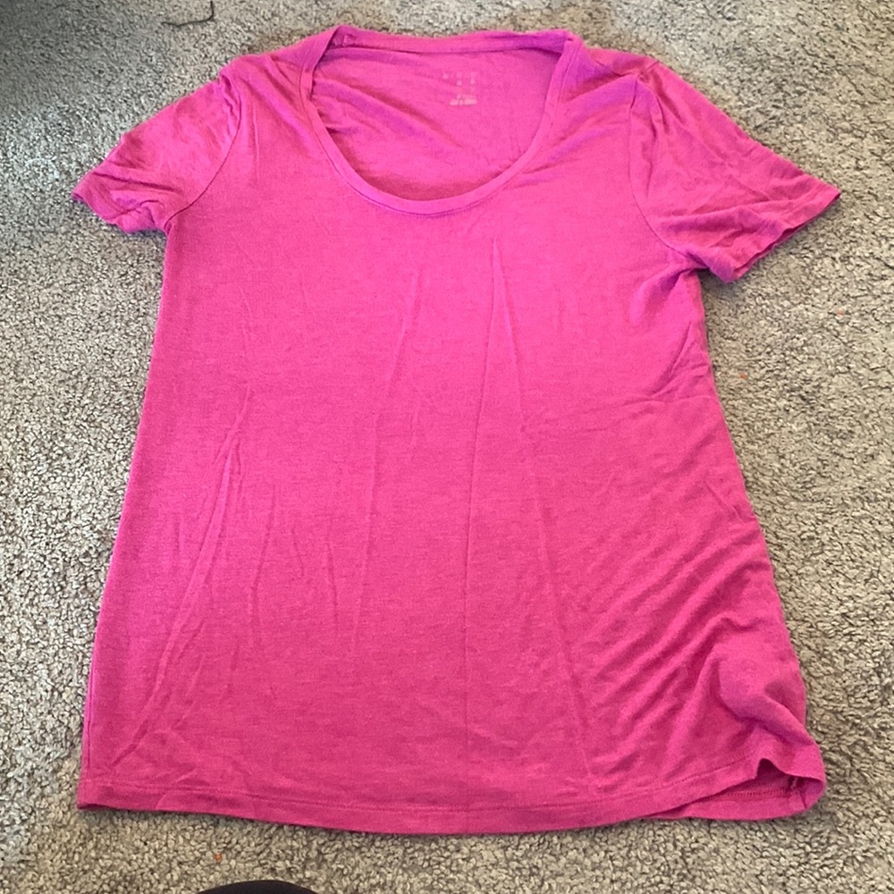 A New Day pink u-neck
